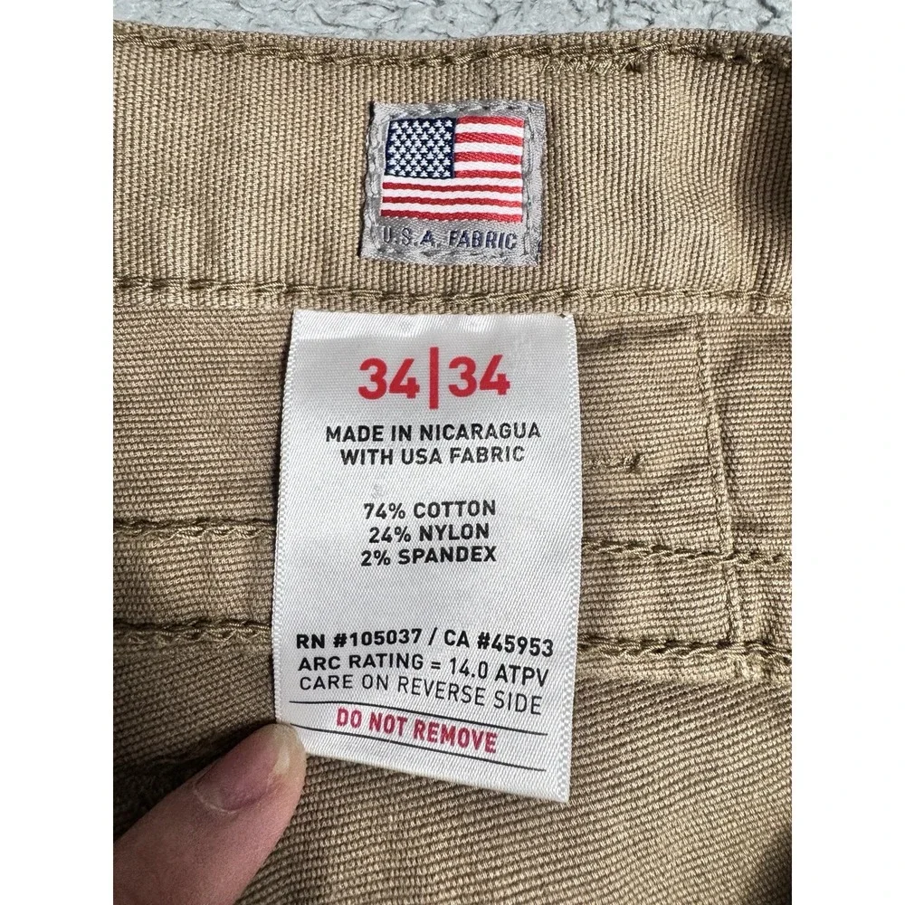 Ariat FR M5 Slim Straight Leg Work Pants Men's 36x35 Flame Resistant *READ